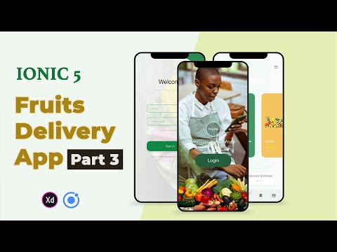 IONIC 5 DELIVERY APP Tutorial Part 3
