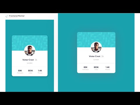 Profile card component - Frontend Mentor Challenge