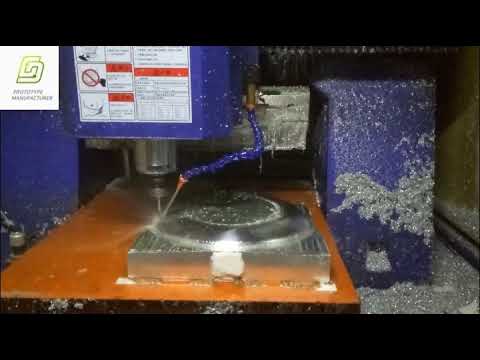 CNC machining aluminum prototype of vacuum cleanner processing
