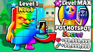 Starting Over as NOOB with NEW OP MAX LEVEL SECRET in Brainrot Evolution Roblox!