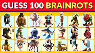 Guess 100 Brainrot Animals in 5 Seconds! | Meme Quiz Challenge