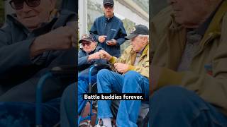 Battle buddies forever.  #ww2history #history #normandy #dday #travel #ww2heroes #worldwar2