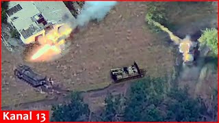 Ukrainian drone evades missile and destroys Russian anti-aircraft installation along with its crew