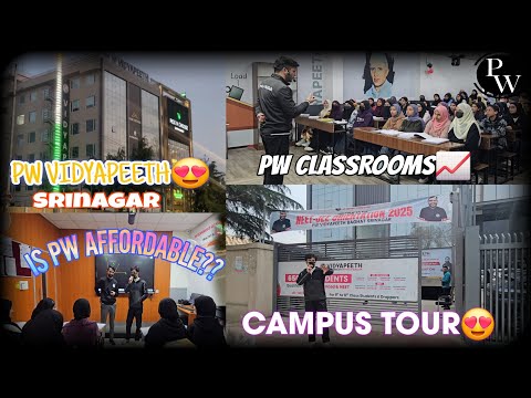 Vidyapeeth Tour😍 | A day in the life of Neet aspirant📚 || physics wallah srinagar ❤️