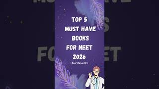 Best 5 Books for NEET 2026 Preparation