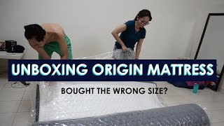 Unboxing Origin Mattress | Bought the wrong size? | Vlog