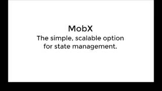 Practical React with MobX