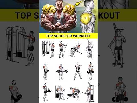 Effective Shoulders Workout 🏋️‍♀️ #bodybuilding #exercise #workout #homeworkout #gym #sports #short