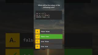#TestYourJavaScript  44 / 100 JavaScript MCQ & Answer #javascript #programming #coding #procademy