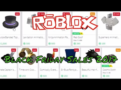 Roblox / Black Friday Sales 2017!