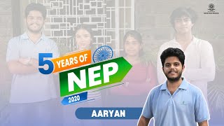 Celebrating 5 Years of NEP 2020 | Student Aaryan Shares How NEP Helped Him Build Skills & Confidence