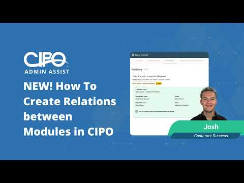 How to Create Relations Between Modules in CIPO | Admin Assist
