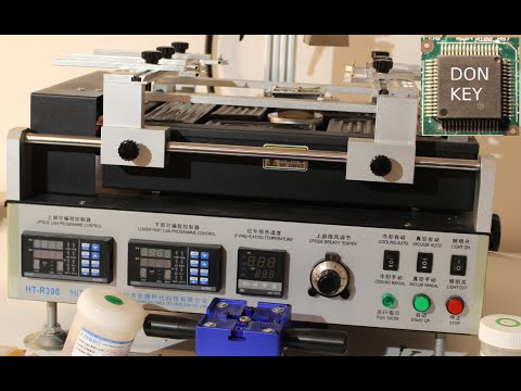 Tools for BGA and SMD rework #2 reballing, IR rework station, flux and profile development
