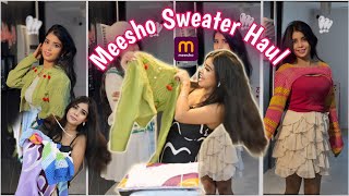 Unique MEESHO sweater haul🧣❄️ #meesho #sweater #wintercollection #haul #meeshohaul