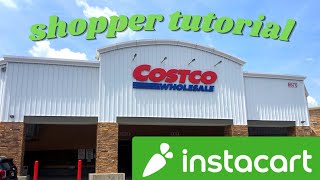 HOW TO INSTACART AT COSTCO || shopper training || shop with me || demo order