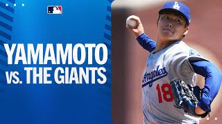 A DOMINANT outing from Yoshinobu Yamamoto heading into the All-Star break 💪 |