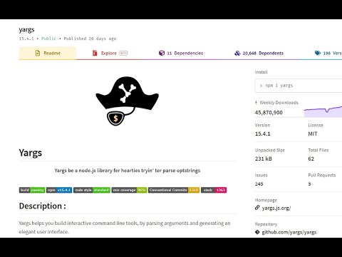 Yargs In Node JS - Passing Dynamic Server Port