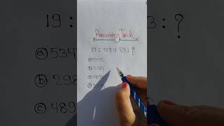 Number Analogy Question|#shorts #ssc #reasoning #youtube #yt #maths