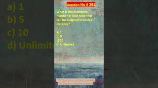 Question No. 291 | AWS Solutions Architect Associate Certification Practice Questions | #aws #shorts