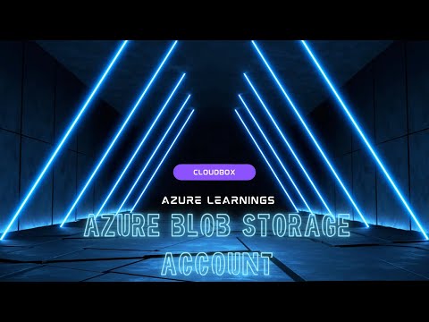 What is Resource and Resource group', and how to create Azure Storage Account "Blob Services" Part1