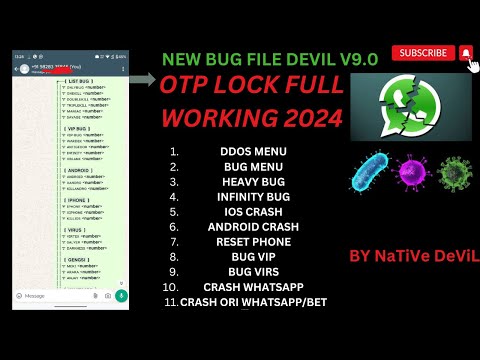 new WhatsApp bug bot free ( WhatsApp viruse )