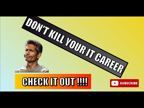 Don't Kill your IT Career | Comfort zone | IT Career path | Upscaling | Overcome Laziness |
