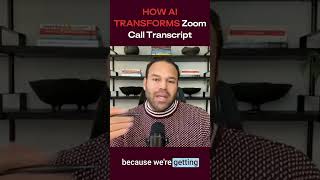 Level up customer calls! Use AI feedback on Zoom transcripts to boost your team’s game. 💼🤖 #AI