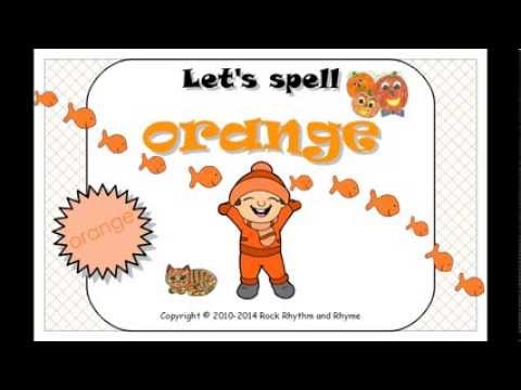 Let's Spell Orange - Sample