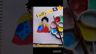 Drawing Luffy 😍🤫 comment next #onepiece #luffy #trending #animeart #ytshots