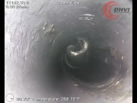 Suspected Horizontal Casing Blockage Downhole Video | DHVI
