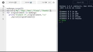 Python 17: for loops - to iterate lists
