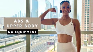 20min Abs & Upper Body Workout - BODYWEIGHT | Build Muscle & Strength