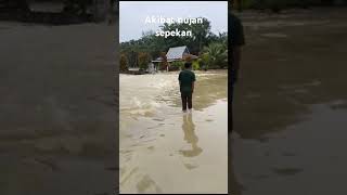 CURAH HUJAN TINGGI RUMAH WARGA DILANDA BANJIR