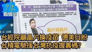 台經院籲晶片換疫苗 德美日盼台積電馳援台灣抗疫握籌碼? 少康戰情室 20210128