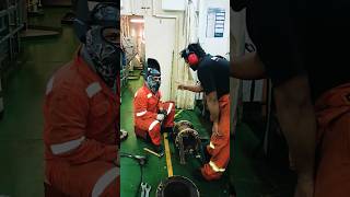ship's fitter working progress #ships #fitter #shiplife #working #merchantnavy #merchantnavyanand