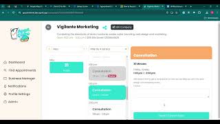 Appointment Cake Calendar API Usage