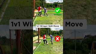 1v1 Winger Skills Move Tutorial ⚽️🔥 #football #footballskills #soccer #tutorial #shorts