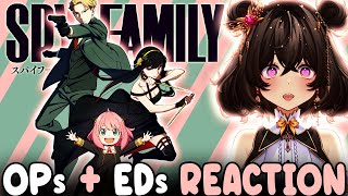 FIRST TIME REACTING to ALL SPY X FAMILY Openings & Endings (1-3)