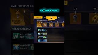 Free Fire Callback Event is BACK! Free Diamonds & Bundle for Just 1 Invite 😱#freefire#shots