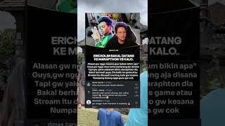 ALASAN ERICKO LIM NGGA DATENG DI MARAPHTON REZA ARAP #erickolim #yb #ybrap