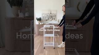 Home gym idea for an organized space #homegym #amazonhomefinds