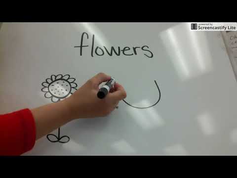 How to draw flowers