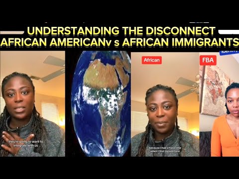 AFRICAN AMERICANS & AFRICAN  IMMIGRANTS/ SHE GOT THE PERFECT  UNDERSTANDING  OF THE DISCONNECT