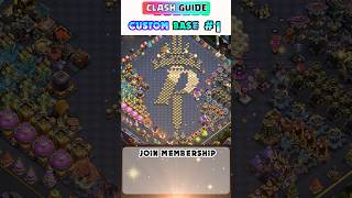 COC Custom Base 1 | The Royale "R" #coc #custombase #cocbase #clashofclans #th17base #th17