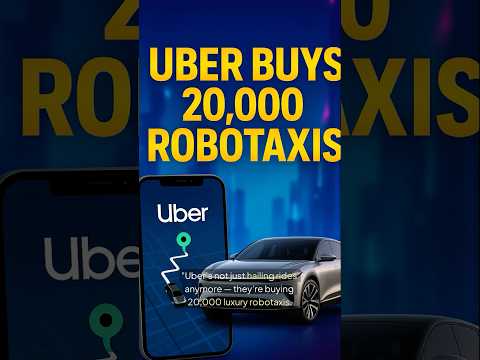 “Uber Buys 20,000 Robotaxis – Game-Changer for Ride Sharing?” #technews