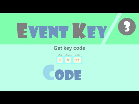 Event key code | html | css | javascript | projects | 50 days 50 projects | Get key code | projects