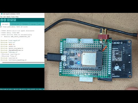 Robot Arduino firmware, ROS2/Docker PC setup instructions