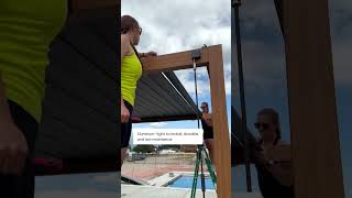 Pergola in a day! This really is very DIY friendly, minimal tools required
