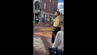 Imagine if this happened to you! #shorts | John Legend surprises Radha Rao during All Of Me cover!