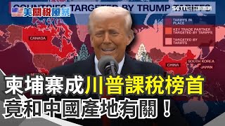 美中貿易戰開打！中國「洗產地」躲關稅墨西哥已被關稅轟炸！川普亂槍打鳥藏真目標？柬埔寨成課稅榜首竟和中國產地有關...中國關稅上看54%恐再重擊內部經濟【94要客訴】